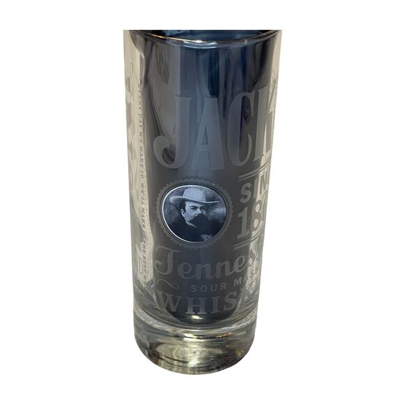 Vintage Jack Daniels Old No.7 Clear Tennessee Whiskey 6" Tall High Ball Glass - Picture 5 of 10